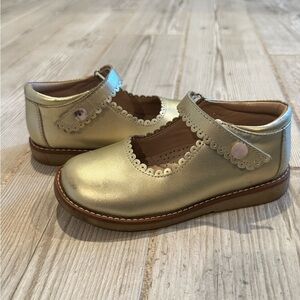 Elephantito Gold Mary Janes